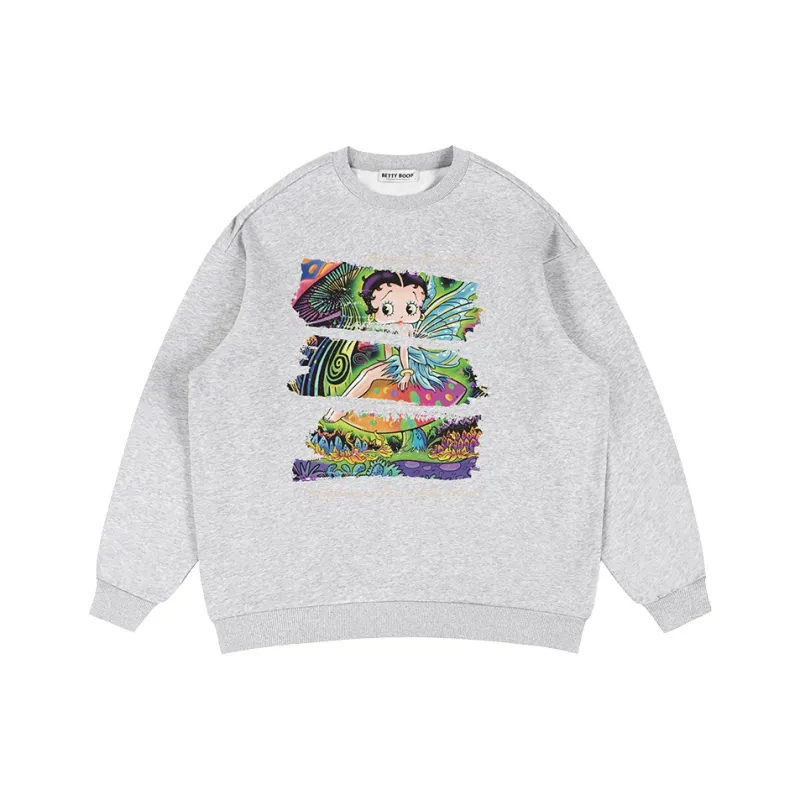 BETTY BOOP Sweatshirt Unisex Black-6