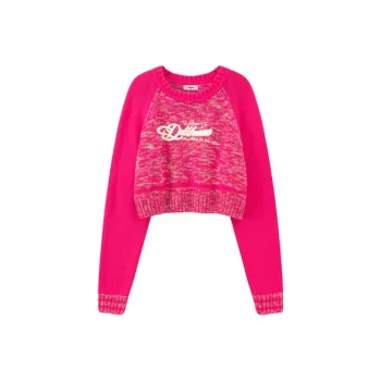 CHUU Knitwear Women's Dark Rose Red