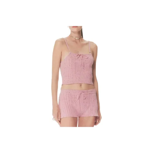 CHANEL 25P Camisole Women's Light Pink Red