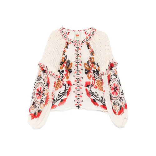Farm Rio Cashew Mandala Blouse