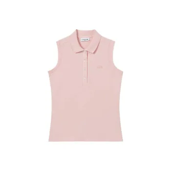 LACOSTE Sleeveless Cotton Polo Shirt