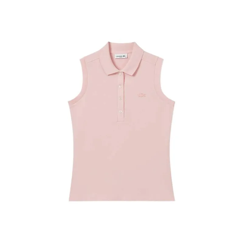 LACOSTE Sleeveless Cotton Polo Shirt-0