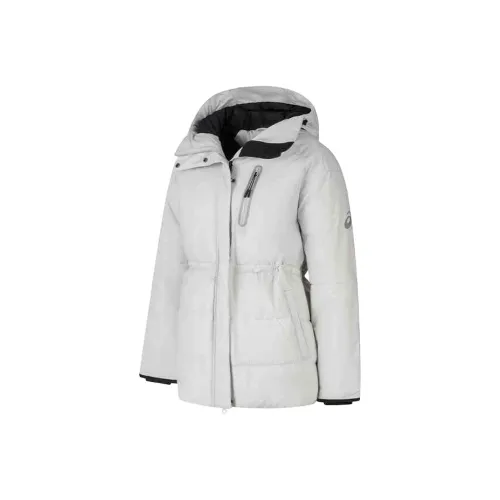 Asics Down Jacket Women's Gray White