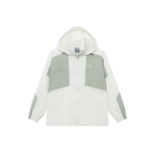 New Balance Running Thin Windproof Windbreaker Jacket Women's Ivory White