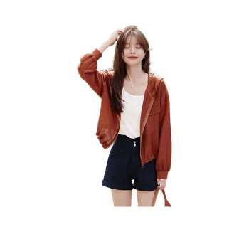 Mo Han Yi Mei Jackets & Coats Women's Rusty Red