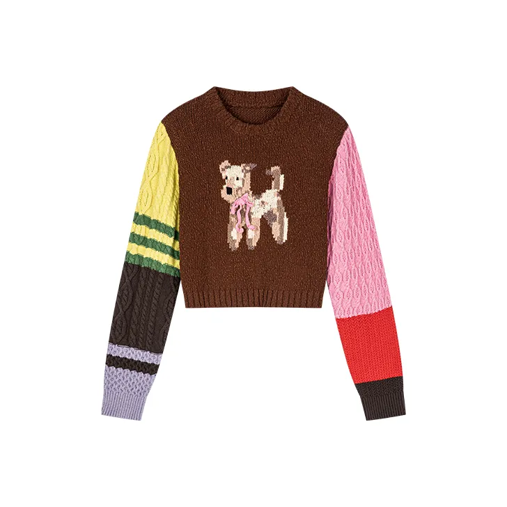 UOOYAA Knitwear Women's Brown-0