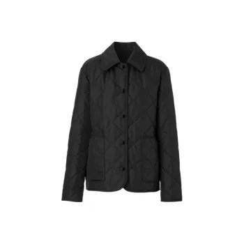 Burberry Embroidered Logo Coach Jacket