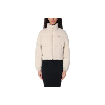 PRADA Jackets & Coats Women's Ivory