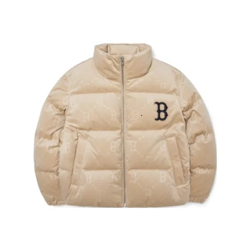 MLB Down Jacket Cropped Women's Beige