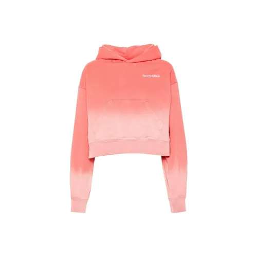SPORTY & RICH Seir Logo embroidered Hoodie