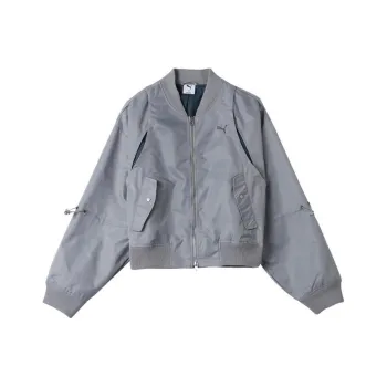 PUMA Jackets Coats Women's Gray