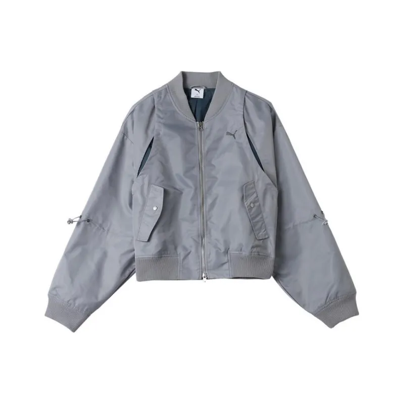 PUMA Jackets Coats Women's Gray-0