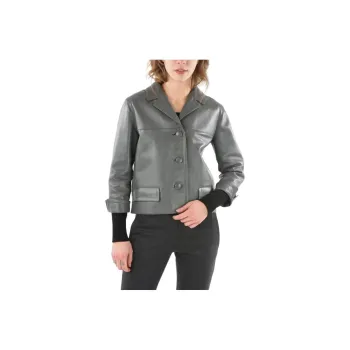 PRADA SS21 Jackets Coats Women's Silver