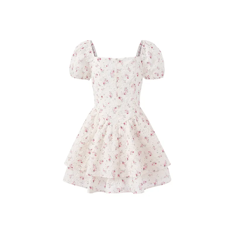 SYEEE WITH U Short Sleeved Dress Women's Cheese Berry-1