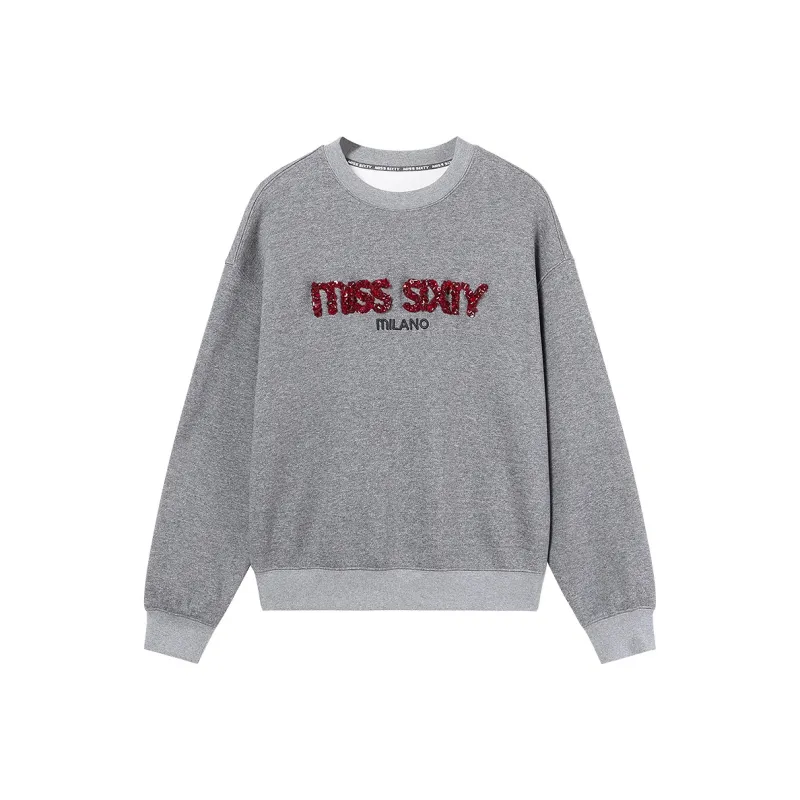 Miss Sixty Sweatshirt Women's Dark Heather Gray-0