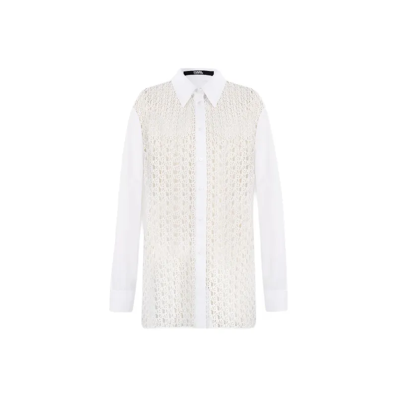 KARL LAGERFELD FW24 Shirt Women's White-0
