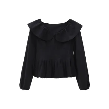 Fstudio Long Sleeved Shirts Women's Black