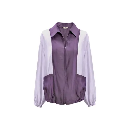 DIFFIE RIEGER Jackets Coats Women's Purple