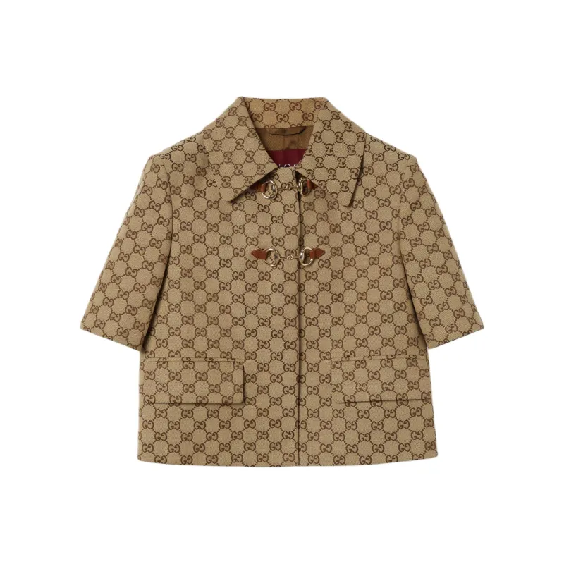 GUCCI Monogrammed Short Sleeve Shirt-0