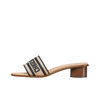 DIOR Dway Slip Resistant Slide Slippers 3.5cm Women's Beige