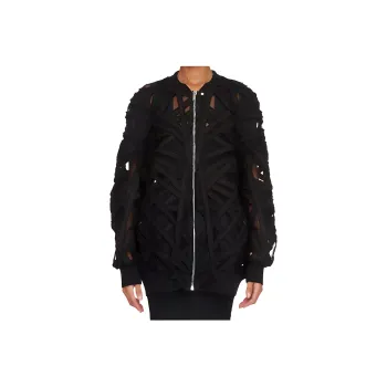 RICK OWENS Peter Cut-Out Detailed Flight Jacket