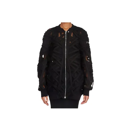 RICK OWENS Peter Cut-Out Detailed Flight Jacket