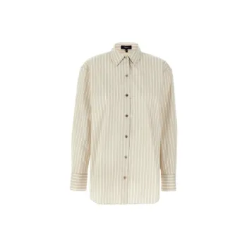 THEORY Striped Button up Shirt
