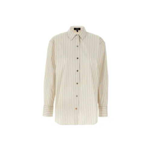 THEORY Striped Button up Shirt