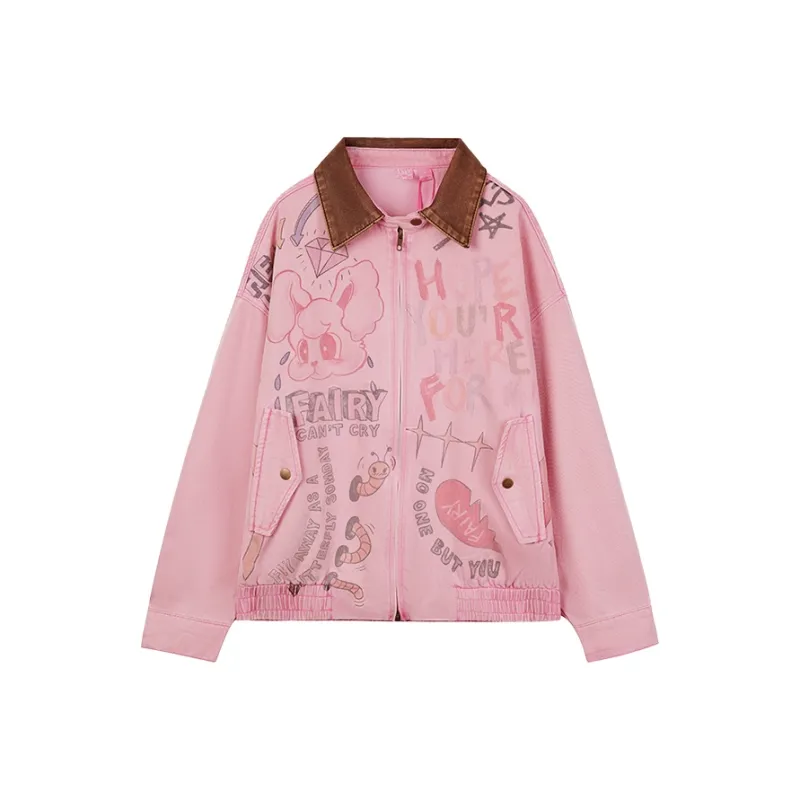 LALABOBO Jackets Women's Pink-0