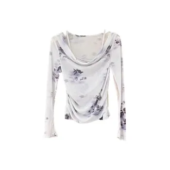POPO.INFO Chiffon Shirts Women's