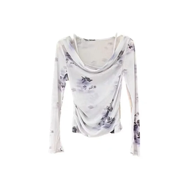 POPO.INFO Chiffon Shirts Women's-0