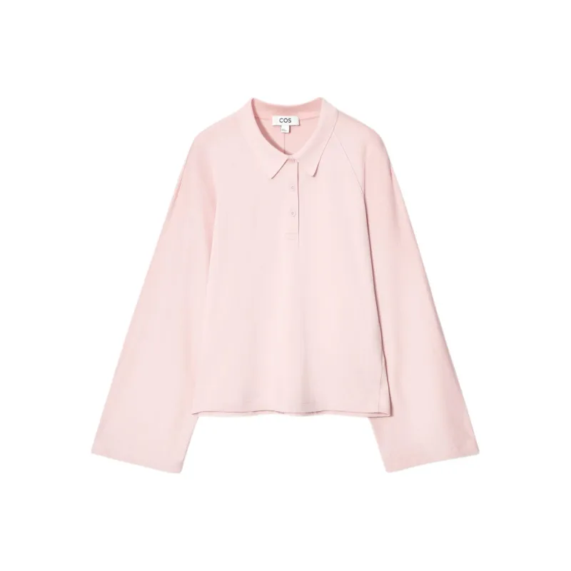 COS Polo Shirt Women's Light Pink-0