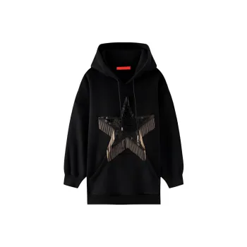 MINNANHUI Sweatshirt Women's Black