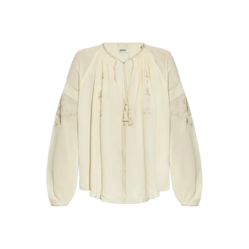 ISABEL MARANT Oris Long Sleeved Top-0