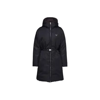 PRADA Re Nylon Hooded Down Coat