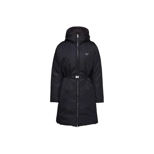 PRADA Re Nylon Hooded Down Coat