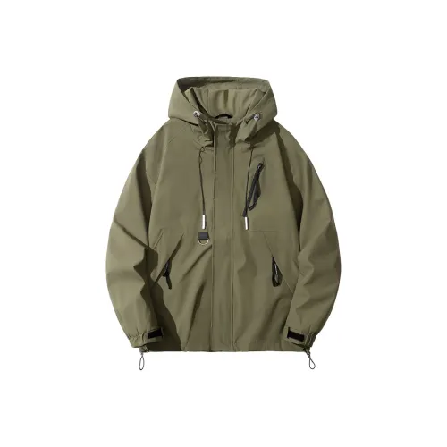 MIIOW Fashion Trend Versatile Unisex/Gender-Neutral Loose Fit Windbreaker Jacket Women's