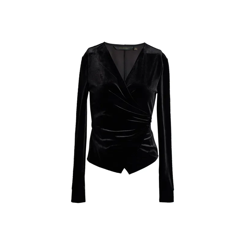 ROEYSHOUSE Long Sleeved Shirts Women's Black-0