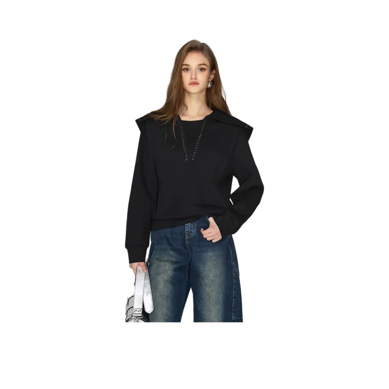 Bethine Sweatshirt Women's Black-0