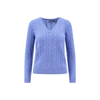 Ralph Lauren Cable-Knit V-Neck Jumper