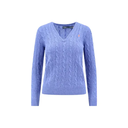 Ralph Lauren Cable Knit V Neck Jumper