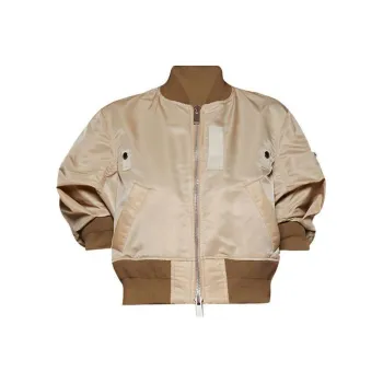 Sacai Nylon Twill Blouson 'Beige'