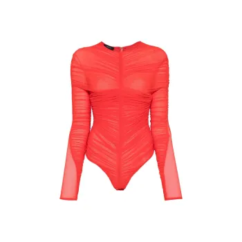 Mugler Ruched Bodysuit