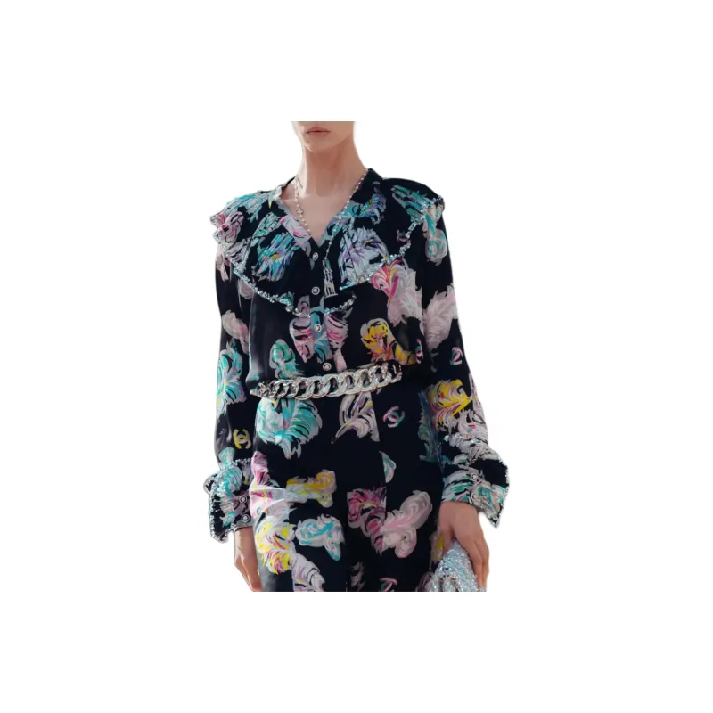 CHANEL SS25 Shirt Women's Black-0