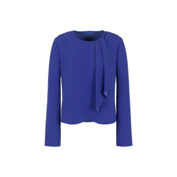 EMPORIO ARMANI Wrap Ruffle Jacket