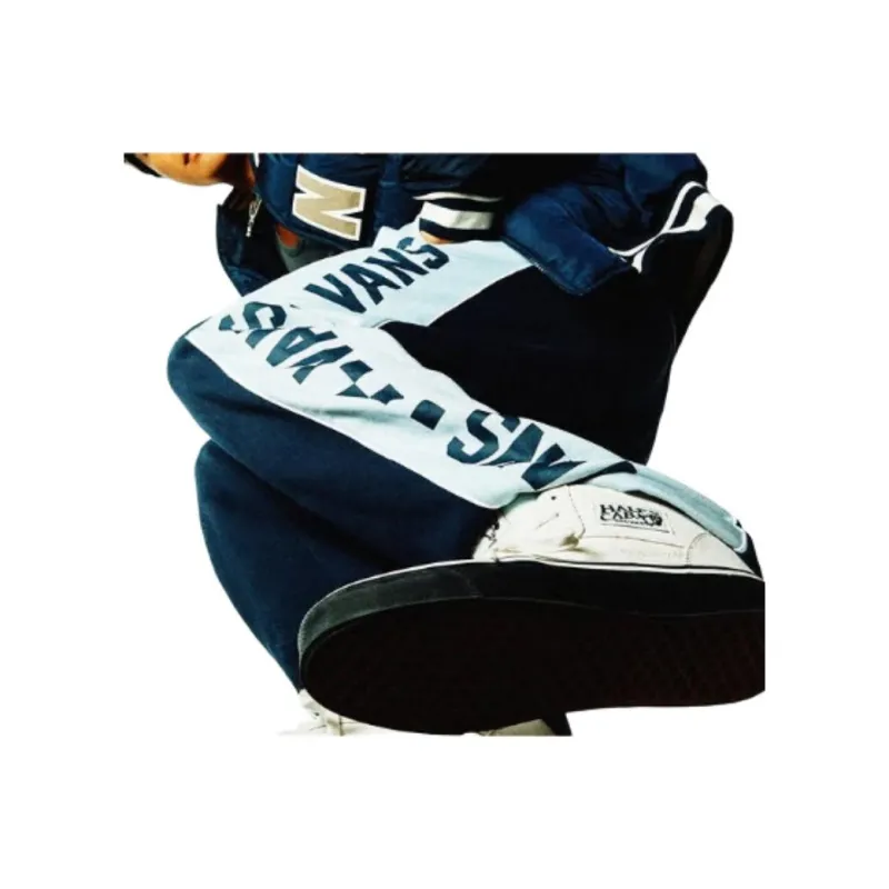 Vans Casual Pants Men's Marine Blue-3