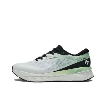DESCENTE DFLUID Anti Slip Wear Resistant Low Top Casual Racing Running Shoes Men's White Green