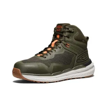 KEEN Mid Top Hiking Shoes Men's Green