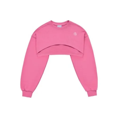 Acme De La Vie/ADLV Circle New Symbol Logo Bilero Sweat Shirt Dark Pink Sweatshirt Women's Neon