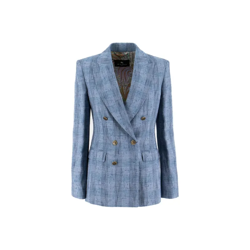 ETRO Check Blazer-0